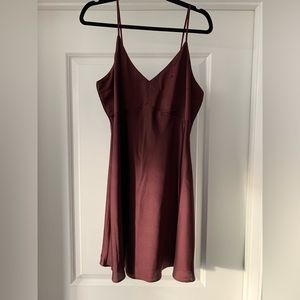 NWT Abercrombie and Fitch Satin Slip Dress size L